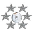 thumbnail image 4 of Abbracc 6x Str Rhinestone Ptches Bdges Bling Crystls Ptches Clothing Repir Ptches for Grey, 4 of 9