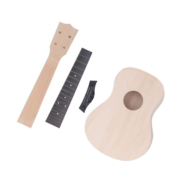 Brynna Diy Concert Ukulele Kit Ukuleles Guitar Build Kit, DIY Ukulele Kit Basswood Body Durable for Home