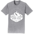thumbnail image 1 of Camiseta de Gravity Outdoor Co. Grand Teton Mens camiseta - Logo blanco - Heather - 2X-Large Gravity Outdoor Co. Camiseta de manga corta, 1 of 1
