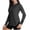 Black, variant on Otntypg Women's Sun Shirts UPF 50 Long Sleeve UV Protection Basic Crewneck Shirt Side Slit Rash Guard Lightweight Quick Dry SPF Workout Hiking Tops Light Blue XXL