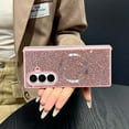 thumbnail image 2 of Designed for Samsung Galaxy Z Fold 7 Magnetic Phone Case,For Women Girls,Compatible with Mag-Safe,Bling Glitter Back, Slim Ultra Thin Cover,Shockproof Anti-Scratch Rugged Phone Case,Pink, 2 of 8