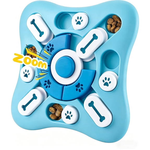 Dog Puzzle Toys, Treat Dispensing Dog Enrichment Toys for IQ Training and Brain Stimulation, Interactive Mentally Stimulating Toys as Gifts for Puppies, Cats, Dogs