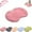 Pink, variant on Silicone Shower Foot Scrubber Mat with Suction Cups for Showerwith Suction Cups, Exfoliating Bath Wash Pad, Non-Slip Wall Mounted Foot Cleaning Pad, Massage and Back Scrubber (Blue)
