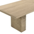 thumbnail image 4 of Christopher Knight Home 95" Modern Rectangular Dining Table for 8, Double Pedestal Base, Light Ash, 4 of 8