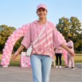 thumbnail image 3 of Womens Breast Cancer Shirt Pink Ribbon October Breast Cancer Sweatshirt In October We Wear Pink Shirt 3/4 Sleeve Breast Cancer Awareness Hoodies, 3 of 5