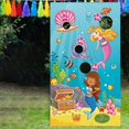 thumbnail image 1 of fastboy Reusable Bean Bag Game Sets Banner Friends Interaction Toss Game Yard Game Style D, 1 of 8