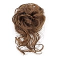 thumbnail image 1 of Chignon en Désordre Pièce de Cheveux Chignon Ébouriffé Extension de Cheveux Bande Élastique Chignon Bouclé Queue de Cheval pour Femmes, 1 of 7