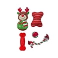thumbnail image 2 of Vibrant Life Holiday 5-Piece Dog Toy Stocking Gift Set, Red, Chew Level 2, 2 of 7