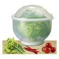 thumbnail image 3 of Lettuce KeeperTM - Lettuce Crisper Salad Keeper Container Keeps your Salads and Vegetables Crisp and Fresh- 7" X 8" (brown) (1) (1), 3 of 7