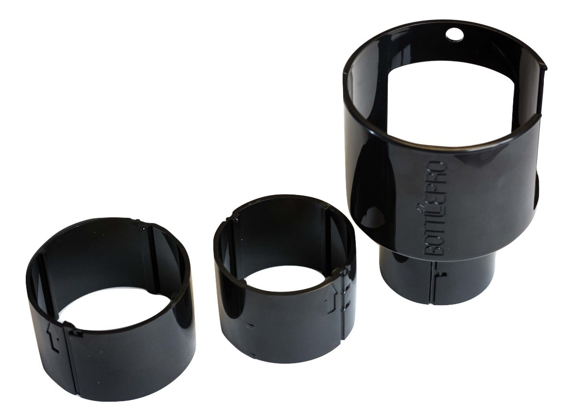 High Temperature Cup Holder Adapter-black 3D Printed Works With 32oz, 40oz  Hydroflasks, Other Large Water Bottles 