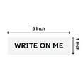thumbnail image 4 of 10 Dry Erase Magnetic Shelf Label Magnets 1" x 5" White, 4 of 4