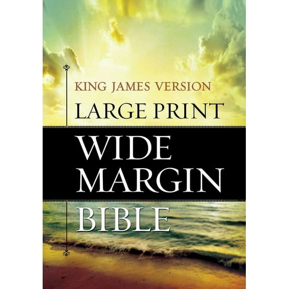 Large Print Wide Margin Bible-KJV (Large Print) (Hardcover)