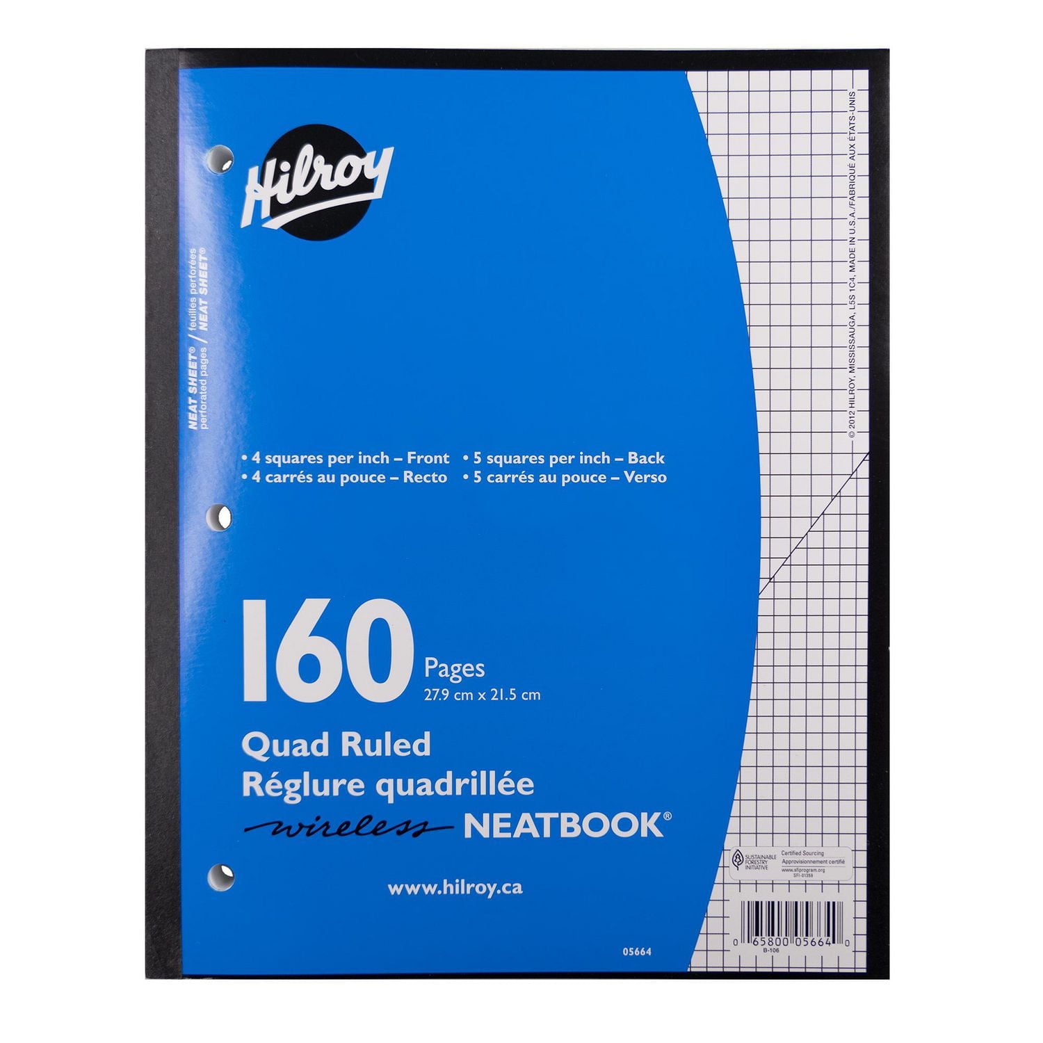 Ῠᾢᾱクローズド・ノートRVἤ Hilroy Coil 1-Subject Notebook, Wide Ruled, 9.5 x 6 Inches