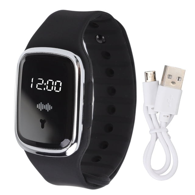 Pulsera repelente de mosquitos ultrasónica, ajustable, segura, con USB, para embarazadas y bebés.