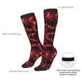 thumbnail image 4 of Pofeuu Red Line Print Stockings, Adult Running Hiking Socks for Youth and Adult, 4 of 6