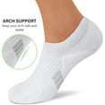 thumbnail image 2 of No Show Socks Womens Athletic Cushion Ankle Footies Low Cut Socks 5-6 Pairs, 2 of 11