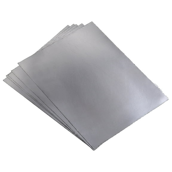 Uxcell Flexible Graphite Foil Graphite Gasket Sheet Graphite Foil Sheet 250x200x0.5mm, Pack of 5