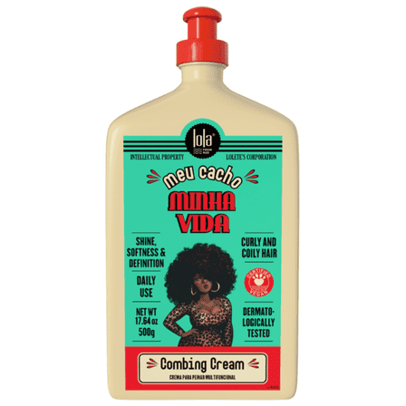 Lola from Rio Meu Cacho Minha Vida Combing Cream, Hair Styling Cream for Curly Hair, 17.6 fl oz