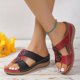 thumbnail image 2 of Amzcrzy Zapatos de mujer,Zapatos de mujer,Zapatillas de mujer, Sandalias y pantuflas de cuña con tacón inclinado, cómodas y florales, con suela gruesa para mujer Sandalias Mujer Zapatillas De Casa, 2 of 8