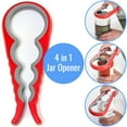 thumbnail image 2 of HealthSmart 3-Piece Universal Jar Opener Bundle, 4-in-1 Jar Opener, Silicone Non-SlipPad, 5-in-1 Bottle/Can Opener, FSA / HSA, 2 of 7