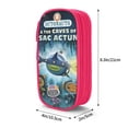 thumbnail image 4 of The Octonauts Pencil Case Large Capacity Pencil Pouch Pen Bag Office Stationery Organizer Travel Makeup Bag Pink, 4 of 9