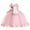 Pink, variant on Huowey Little Girls' Off Shoulder Bow Evening Gown Princess Pageant Dress For Birthday Parties & Stage Performances
