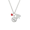 thumbnail image 2 of Delight Jewelry Acrylic 5/16" Red Heart Let Things Go Fall Zoey Charm Necklace, 28", 2 of 4