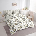 thumbnail image 3 of Castle Fairy Preppy Animal Sloth Bedding Comforter Set,Cartoon Wildlife King Bedding Sets, 3 of 8