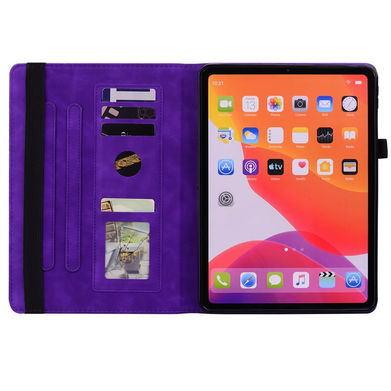 Dteck for Samsung Galaxy Tab A9 Plus Case, PU Leather Stand Cover Embossed Butterfly Folio Case with Card Holder Elastic Band S Pen Holder for Galaxy Dteck for Samsung Galaxy Tab A9 Plus Case, PU Leather Stand Cover Embossed Butterfly Folio Case with Card Holder Elastic Band S Pen Holder for Galaxy
