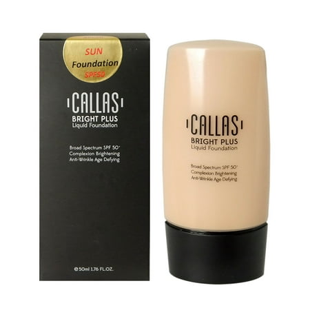Callas Bright Plus Liquid Foundation SPF 50 (CBPF 04 Dark Honey)