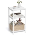 thumbnail image 1 of Mesa auxiliar VASAGLE ULET273W14 blanca para sala de estar, dormitorio, 1 of 9