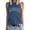 Blue, variant on Ruyang Women Tank Tops Patriotic Shirts for Women American Flag Shirt Family Freedom Graphic Tee USA Star Stripes Tops