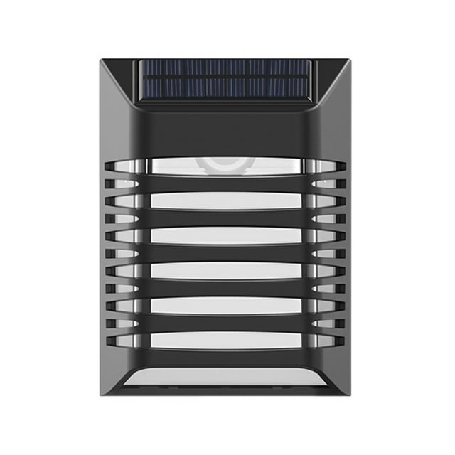Solar fence light - LED solar wireless wall light IP65 breathing/constant mode, front door, swimming pool automatic solar courtyard light (1)