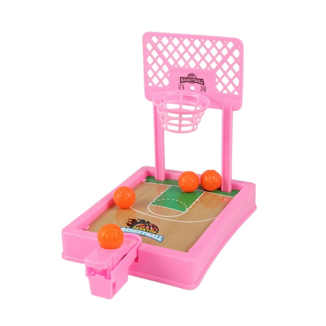 Hot Summer Desktop Board Game Basketball Finger kids 6-8 Mini Shooting Machine Party Table Interactive Sport Games for Kids Adults pink