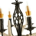 thumbnail image 6 of Retro Antler Chandelier 6 Light Deer Horn Restaurant Dining Pendant Lamp Resin, 6 of 16