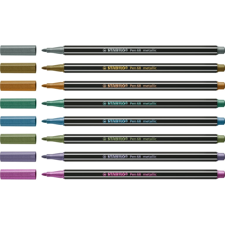 STABILO Pen 68 Metallic Set, 8-Colors