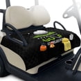 thumbnail image 2 of COEQINE Golf Cart Seat Cushion Cover, Portable Design Folds with Handle, Universal Fit 51.2x30.3", Quilted Comfort Padding with 4 Pockets, for 2/4 Person Seats, Golf Relax Themed Quote, 2 of 8