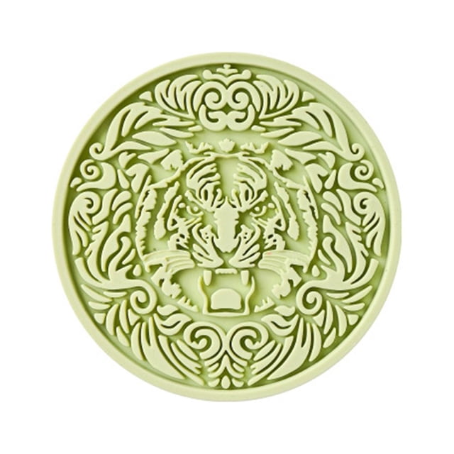 Injueey Posavasos para tazas, mantel individual, almohadilla lavable, protector de encimera, verde Type1 NO1