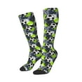thumbnail image 2 of Fotbe Football print Women's Men's Novelty Crew Socks Cotton Socks Knee High Socks for Walking,Running,Nurses,Pregnancy, 2 of 9