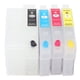 thumbnail image 1 of Cartucho de tinta de 4 colores con chip permanente, recambio de caja de tinta para impresora, negro, cian, magenta, amarillo, T252XL1, T252XL2, T252XL3, T252XL4, 1 of 14