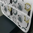 thumbnail image 3 of Lion Microwave Oven Cover, Animal Drawn by Hand, Water Resistant Organizer with Pockets for Kitchen, 36" x 12", White Multicolor, by Ambesonne, 3 of 4