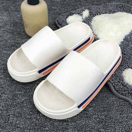 

Men s Cloud Slides Pillow Slippers Comfortable Non Slip Shoes For Indoor Outdoor Shower Bathroom Summer