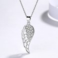 thumbnail image 2 of S925 Sterling Silver Pendant Angel Wings Necklace Fashion Simple Angel Wings Clavicle Chain, 2 of 5
