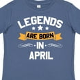 thumbnail image 4 of Inktastic Legends Are Born in April Boys or Girls Toddler T-Shirt, 4 of 5