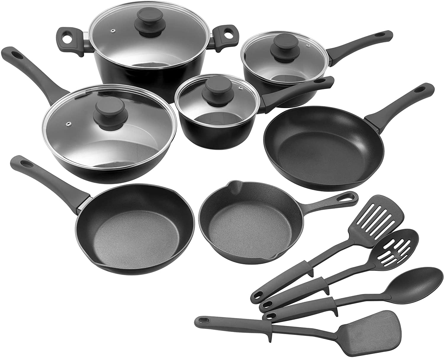 Soho Lounge Nonstick Aluminum Induction Pots and Pans Cookware