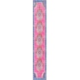 thumbnail image 4 of Unique Loom Timeless Collection Area Rug - Thomas (2' 6" x 14' Runner Fuchsia/Blue), 4 of 6