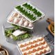 thumbnail image 3 of Organizador de congelador para dumplings: Bandejas apilables con tapa, ideal para almacenar ravioles, empanadas y verduras en la nevera, mantén tus alimentos frescos y organizados en la cocina., 3 of 5