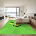 thumbnail image 3 of ODIKA 6'x9' Machine Washable Non-Slip Area Rug, Kawaii Green High Traffic Rug, Green, 1050808, 3 of 7