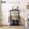 thumbnail image 4 of Guitar Stand, Guitar Rack for Acoustic Holder, Electric Guitar, Bass, Multiple Guitar Rack Holder for Guitars, Guitar Amp Accessories, for Home Music Studio, Black, 4 of 18