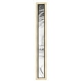 thumbnail image 2 of ArtToFrames 4" x 43" Silver with Black Lip Picture Frame, 4x43 inch Multi Wood Poster Frame (WOM-5193),  Pack, 2 of 7
